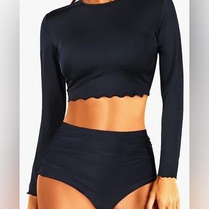 Yonique two pieces Tankini Swimsuit